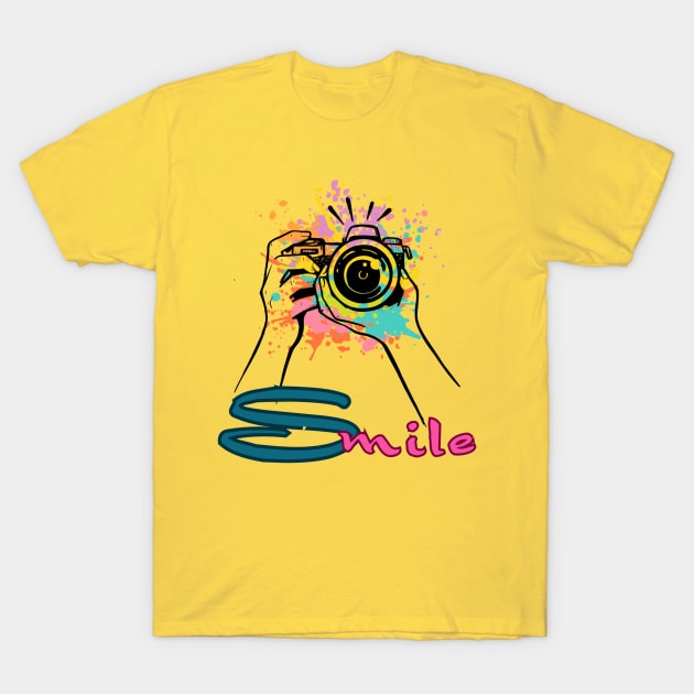 Smile T-Shirt by N aldhashan